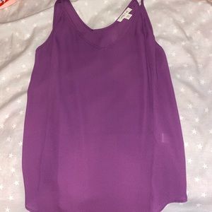 Purple tank